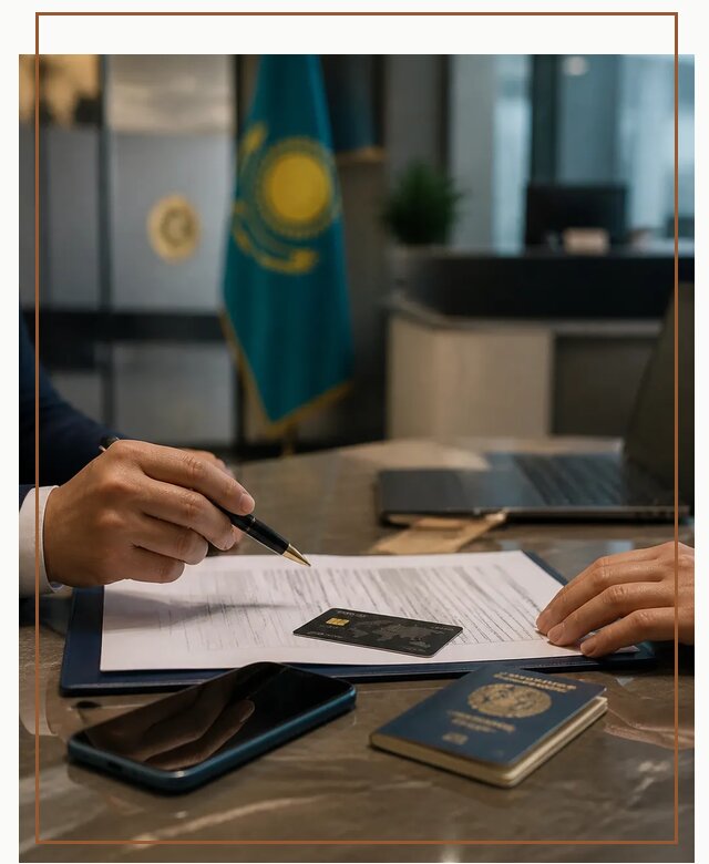Открытие счета и банковской карты в Казахстане в Мысках